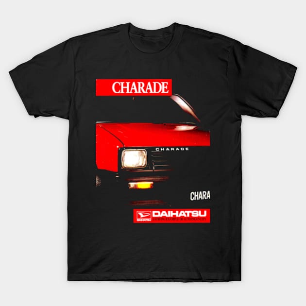 DAIHATSU CHARADE - advert T-Shirt by Throwback Motors